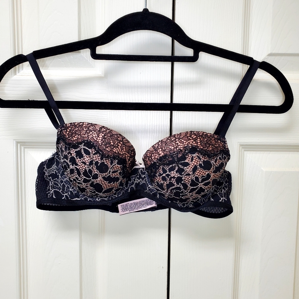 Victoria's Secret Dream Angels Lined Demi Bra Size 34B